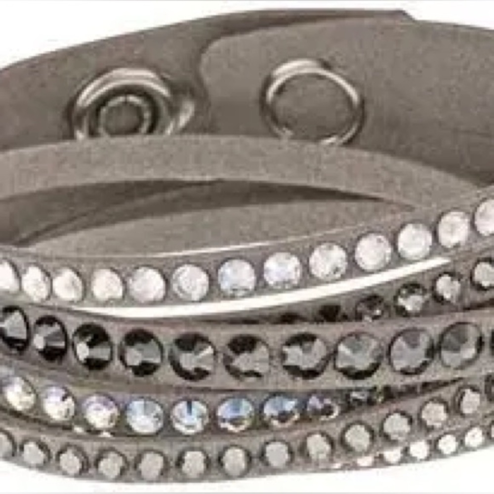 Swarovski Silver Wrap Bracelet - Picture 3 of 5